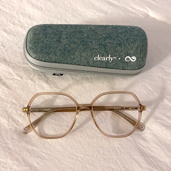 Clearly Derek Pecan Bluelight Glasses - Picture 2 of 4